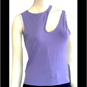 Lululemon Shoulder Cut-Out Yoga Tank Top Lavender Women’s Size 6, -Brand New